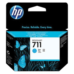 Картридж струйный для плоттера HP (CZ130A) DesignJet T120/T520, 711, голубой, оригинальный