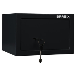 Сейф мебельный BRABIX ''SF-170KL'', 170х260х230 мм, ключевой замок, черный, 291142, S103BR210514