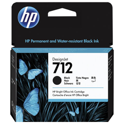 Картридж струйный для плоттера HP (3ED71A) DesignJet T230/T250/T630/T650, 712, черный, увеличенный