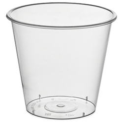 Стакан одноразовый 300 мл, пластиковый прозрачный, Bubble Cup, СВЕРХПЛОТНЫЙ, ВЗЛП, 1023ГП