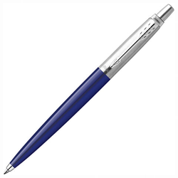Ручка шариковая PARKER ''Jotter Orig Blue'', корпус синий, детали нержавеющая сталь, синяя, RG0033170