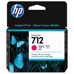 Картридж струйный для плоттера HP (3ED68A) DesignJet T230/T250/T630/T650, 712, пурпурный, оригиналь