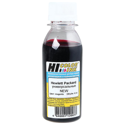 Чернила HI-BLACK для HP (Тип H) универсальные, пурпурные 0,1 л, водные, HB-HP-M-100ML