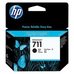 Картридж струйный для плоттера HP (CZ133A) DesignJet T120/T520, 711, черный, оригинальный, увеличен