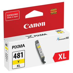 Картридж струйный CANON (CLI-481Y XL) для PIXMA TS704 / TS6140, желтый, ресурс 512 страниц, оригинал