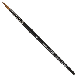Кисть художественная проф. BRAUBERG ART CLASSIC, колонок, круглая,  5, короткая ручка, 200934