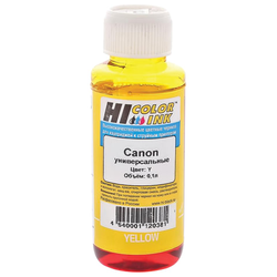 Чернила HI-BLACK для CANON (Тип C) универсальные, желтые 0,1 л, водные, HB-CAN-Y-100ML