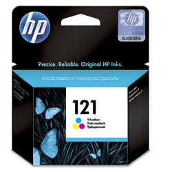 Картридж струйный HP (CC643HE) Deskjet F4275/F4283 121, цветной, оригинальный, ресурс 165 стр.