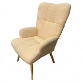 Кресло BRABIX ''Soft LC-305'', фактурная ткань букле (экомех), кремовое, 533146