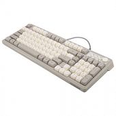 Клавиатура проводная USB, 102+98 клавиш, LED-подсветка, SONNEN K620, слоновая кость / серая, 513950