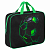 Папка на молнии с ручками BRAUBERG KIDS А4, 1 отделение, полиэстер, 80 мм, ''Green ball'', 272123