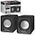 Колонки компьютерные DEFENDER SPK 22, 2.0, 2х2, 5Вт, пластик, черный, 65503