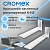 Кронштейн-крепление для СВЧ, нагрузка до 35 кг, CROMEX (КРОМЕКС) K-112, регулировка до 42 см, белый,