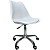 Кресло стул BRABIX ''Eames MG-310 CH'', хром, пластик белый, экокожа белая, 532923