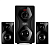 Колонки SVEN MS-2055 2.1, 55 Вт, Bluetooth, дерево, черные