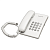 Телефон PANASONIC KX-TS2350RUW, белый, повторный набор, тональный / импульсный режим
