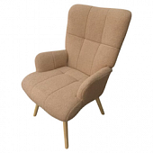 Кресло BRABIX ''Soft LC-305'', фактурная ткань букле (экомех), светло-бежевое, 533147