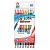 Карандаши двусторонние CARIOCA ''Bi-color'', 12 штук, 24 цвета, трехгранные, грифель 3 мм, натуральное