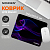 Коврик для мыши SONNEN ''NEON WAVE'' резина + ткань, 250х200х2 мм, 513958