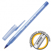 Ручка шариковая BIC ''Round Stic'', СИНЯЯ, корпус голубой, узел 1 мм, линия письма 0,32 мм, С ШТРИХКОД