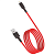 Кабель USB  Lightning 8 pin, 1 м, VIXION PRO VX-07i, для зарядки и передачи данных, красный, 01192,