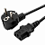 Кабель питания 1,8 м, CABLEXPERT, Schuko-C13, 3x0,5 мм2, 6 A, с заземлением, черный, PC-186