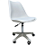Кресло стул BRABIX ''Eames MG-310 PL'', пластик белый, экокожа белая, 532926