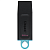 Флеш-диск 64 GB KINGSTON DataTraveler Exodia, разъем USB 3.2, черный/бирюзовый, DTX/64GB