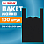 Пакет ''майка'' КОМПЛЕКТ 100 штук, 30+18х55, ПНД черный, 15 мкм, LAIMA, 700789